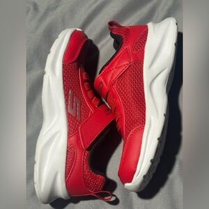 Skechers Red and White Sneakers